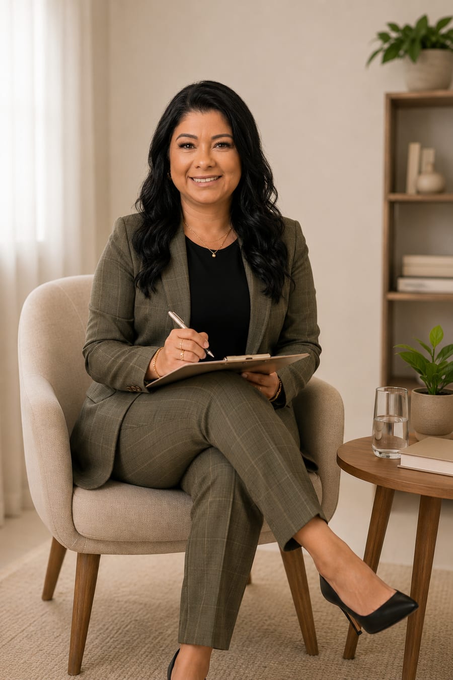 Catia Dantas no consultório